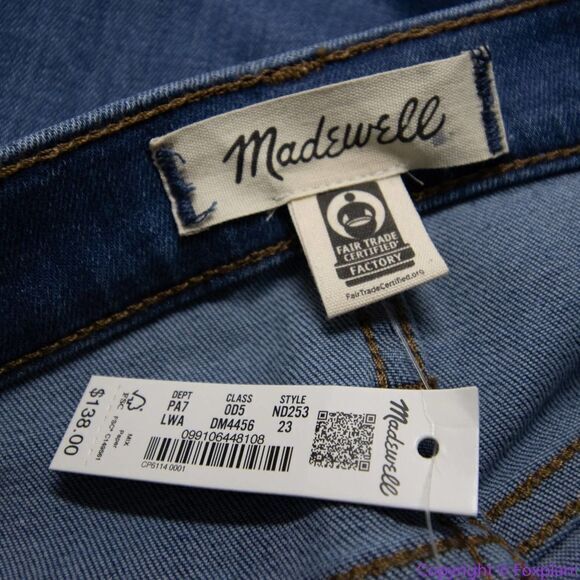 NEW Madewell Mid-Rise Stovepipe Jeans in Leman Wash, 23 - Picture 11 of 16
